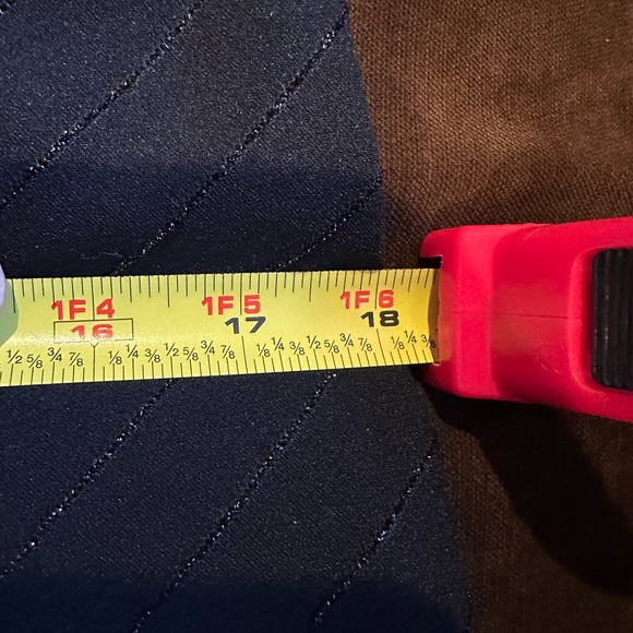 Chrusty Lyn Long Maxi Dress W Black Sequence Glitter Asymmetrical Stripes SZ 14 - Picture 12 of 12